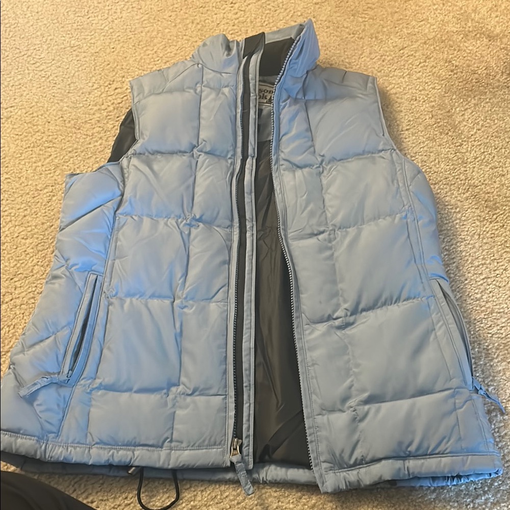 Light Blue Puffer Vest